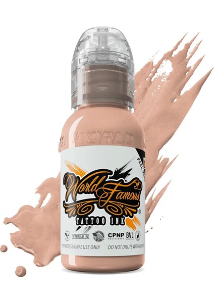 Pink Ribbon Fair Peach - World Famous Ink Dövme Boyası - 1OZ/30ML