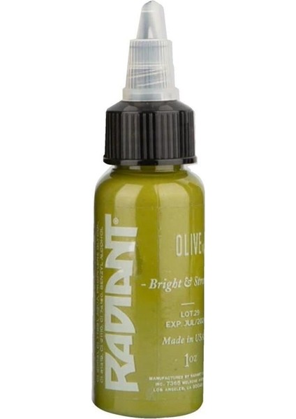Olive - Tattoo Dövme Boyası - 1OZ/30 ml
