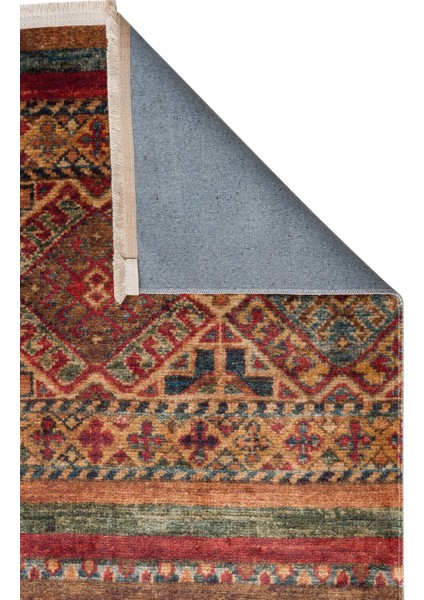 Traismauer Kırmızı Klasik Etnik Modern Desenli Hav Vermeyen Leke Tutmayan Kolay Temizlenen Yumuşak Makine Salon Yolluk Mutfak Halı fırsatları