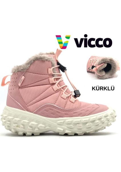 Tiger Phylon Kauçuk Taban Ortopedik Çocuk Kar Botu Pembe fiyatları