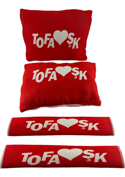 Tofaş Boyun Yastığı Emniyet Kemer Pedi Kırmızı Tofaşk fiyatları