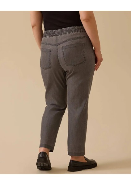 Büyük Beden Elastik Bel Cepli Jean Pantolon Gala-Xi fiyatları