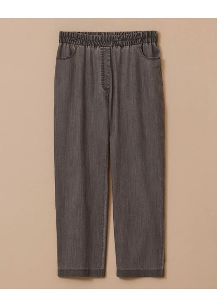 Büyük Beden Elastik Bel Cepli Jean Pantolon Gala-Xi fırsatları