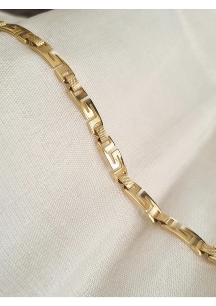 Xuping Çelik 14K Altın Kaplama Gold Bileklik fiyatları
