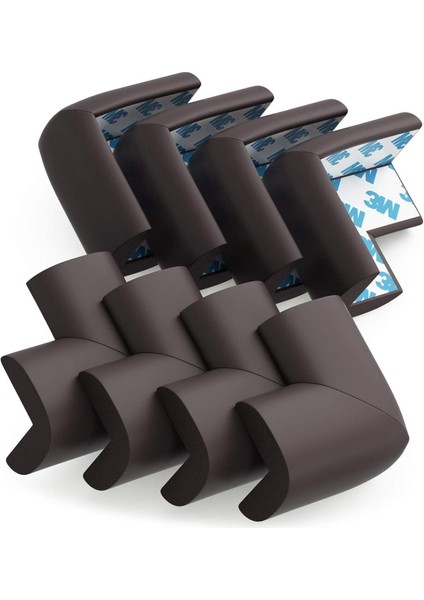 12 Adet Köşe Koruyucu Yastık Saf Kauçuk Masa Sehpa Kenar Köşe Koruyucu Çocuk Bebek Emniyet Koruma fırsatları