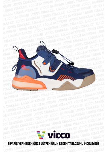 Yard Model Erkek Çocuk Hafif Kaydırmaz Taban Lacivert Spor Ayakkabı