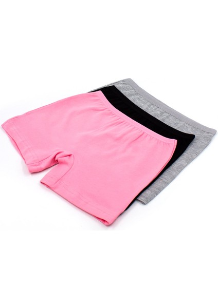 Kız Çocuk Boxer 3'lü (%96 Pamuk - %4 Elastan) indirimleri