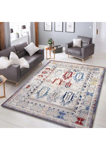 Drom Dokuma Taban Makinede Yıkanabilen Kilim Kaymaz Şönil Multi Iskandinav Halı fırsatları