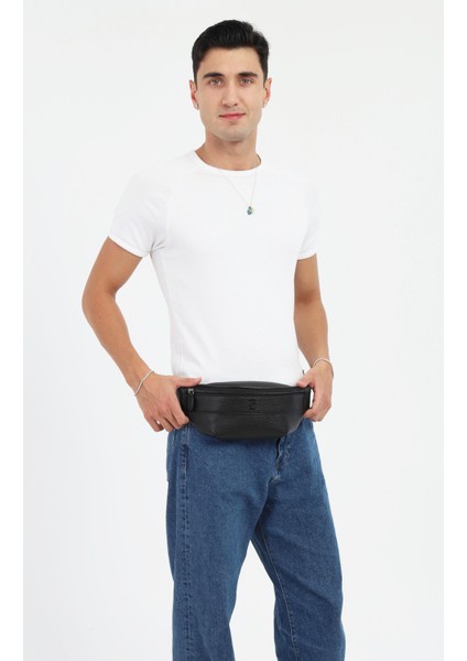 Siyah Günlük Omuz ve Bel Çantası