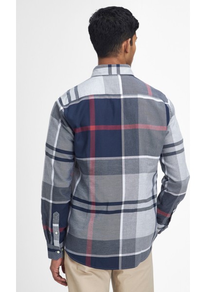 Dunoon Tailored Tartan Gömlek TN21 Blue Granite fırsatları