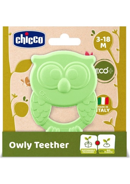 Chıcco Owly Diş Kaşıyıcı 3-18 Ay - Yeşil