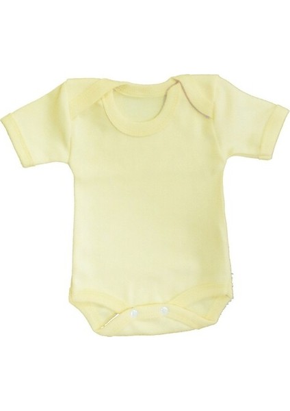 Sema Baby Yarım Kol Badi (Body) 0-3 Ay - Sarı