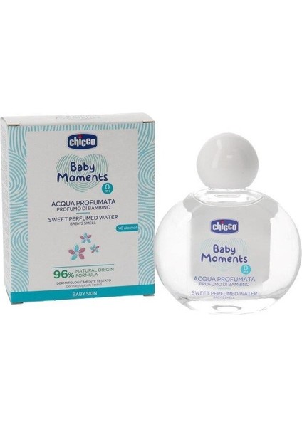 Su Bazlı Yenidoğan Bebek Parfumü Hipoalerjenik 100 ml Şeffaf Renkli