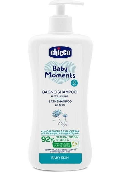 Baby Moments Göz Yakmayan Yenidoğan Saç ve Vücut Şampuanı 500 ml fırsatları