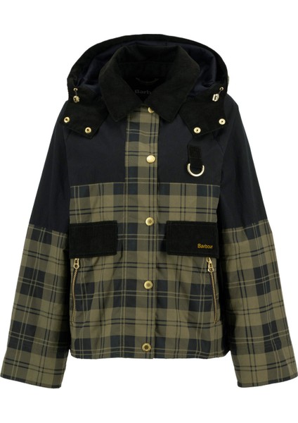 Elaine Showerproof Ceket OL51 Olive Check fiyatları