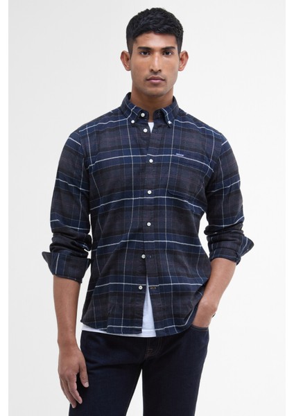 Kyeloch Tailored Gömlek TN17 Black Slate Tartan