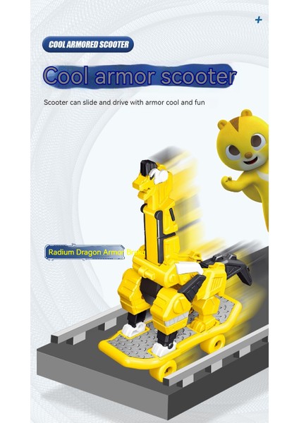 Mini Ajan Oyuncak Süper Dinozor Güç Mecha Dönüşüm Robot Seti Oyuncak-Yeşil Ajan Kaykay 4'lü Paket (Yurt Dışından) fırsatları