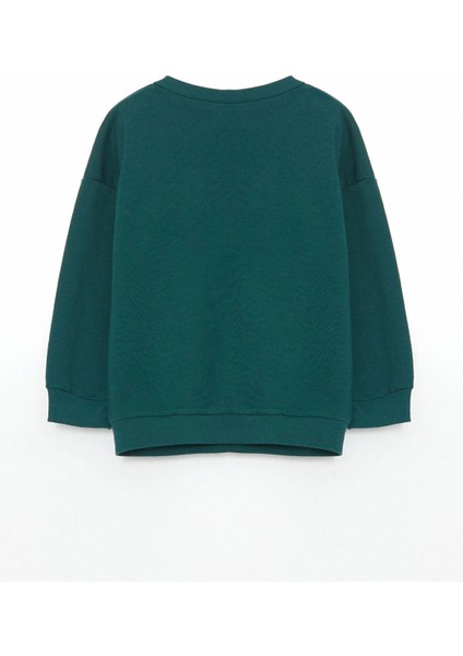 Lcw Kids Yeşil Bisiklet Yaka Baskılı Erkek Çocuk Sweatshirt ve Eşofman Alt 2'li modelleri