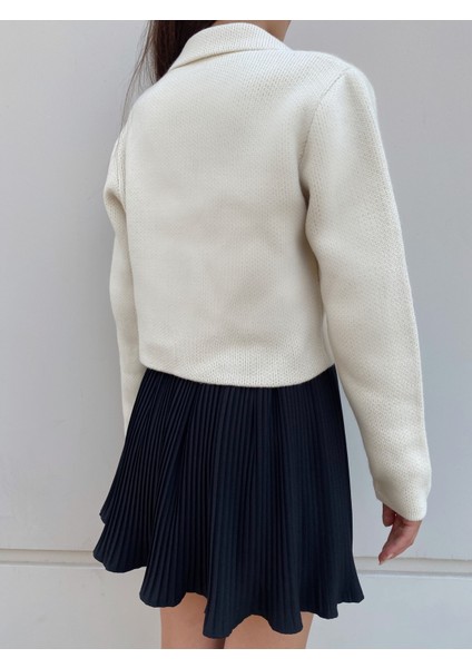 CKT0001 Kadın Çok Düğmeli Blazer Triko Ceket fiyatları