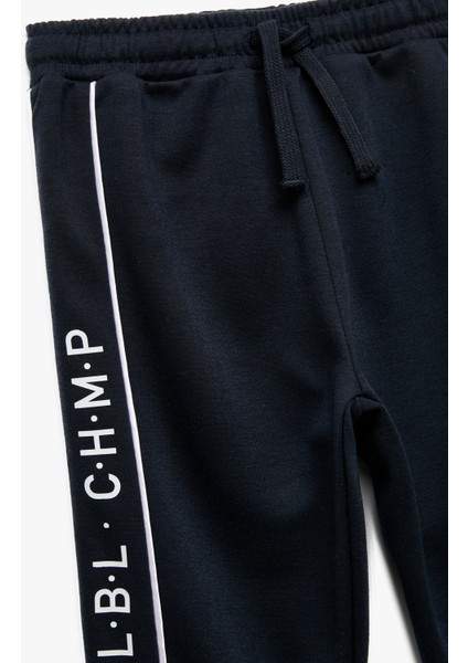 Baskılı Beli Lastikli Eşofman Altı modelleri