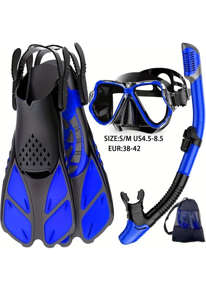 Şnorkel Seti Palet, Maske ve Solunum Tüpü (Yurt Dışından)