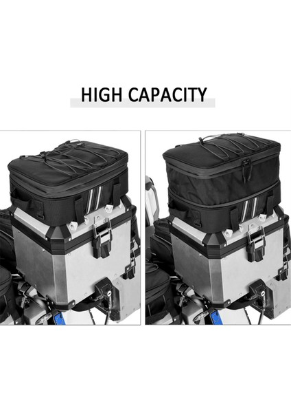 2 Adet Motolet Alüminyum Kasa Sol ve Sağ Bagaj Çantası Arka Koltuk Kuyruk Kutusu Çantası Bmw R1200GS R1250GS F650GS F700GS F750GS (Yurt Dışından) fırsatları