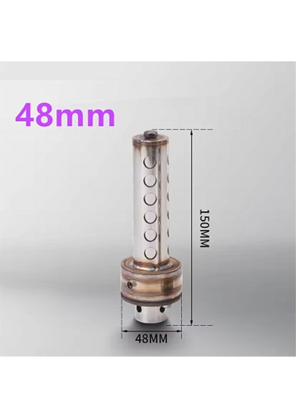 48MM Motolet Evrensel Egzoz Borusu Modifikasyonu Ayarlanabilir Tıkaç Susturucu R25 CBR250RR MT15 (Yurt Dışından) modelleri