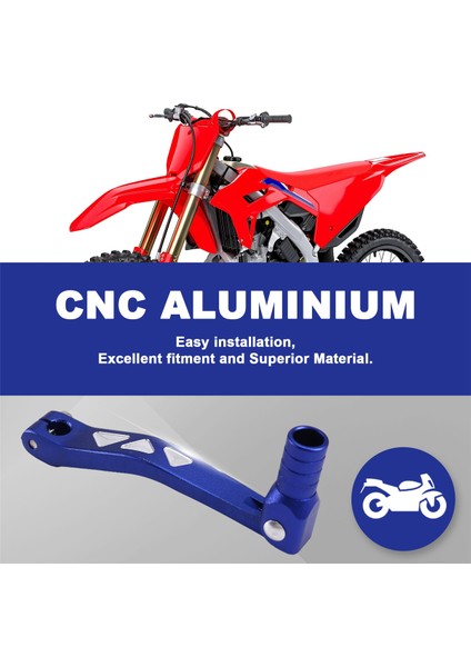 Cnc Alüminyum Katlanır Vites Kolu Vites Kolu 50 70 110 125 cc Dirt Pit Bike Xr Crf 50 70 Motolet Modifiye Parçaları (Yurt Dışından) fırsatları