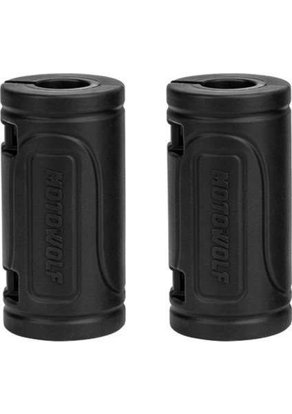 Motowolf Motolet 25MM Motor Koruma Düşme Önleyici Top Korumalı Blok Çarpışma Çubuğu Tampon Koruyucu Dekoratif Siyah Silindir (Yurt Dışından)