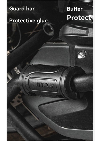 Motowolf Motolet 25MM Motor Koruma Düşme Önleyici Top Korumalı Blok Çarpışma Çubuğu Tampon Koruyucu Dekoratif Siyah Silindir (Yurt Dışından) indirimleri