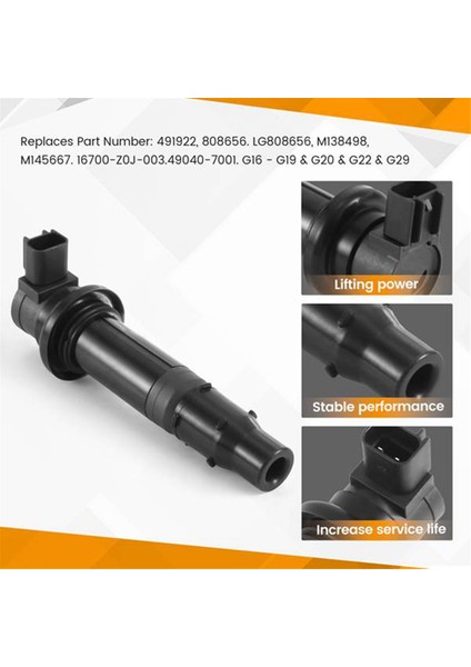 Yamaha Mt-07 Yzf R6 R6S R1 Fz1 Fzs1 Fz8 V-Max F6T558 Için 5 Adet Ateşleme Bobini, 5PW-82310-00-00, 5SL-82310-00-00 (Yurt Dışından)