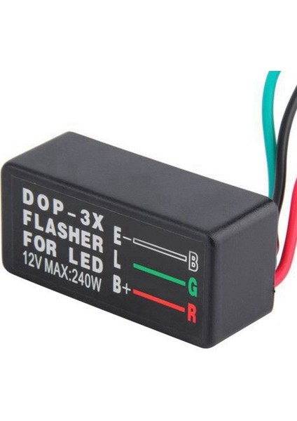 12A 3 Kablo LED Flaşör Rölesi LED Araba ve Motolet Için Genel Flaşör Rölesi Dönüş Sinyali Ampulü (Yurt Dışından) indirimleri