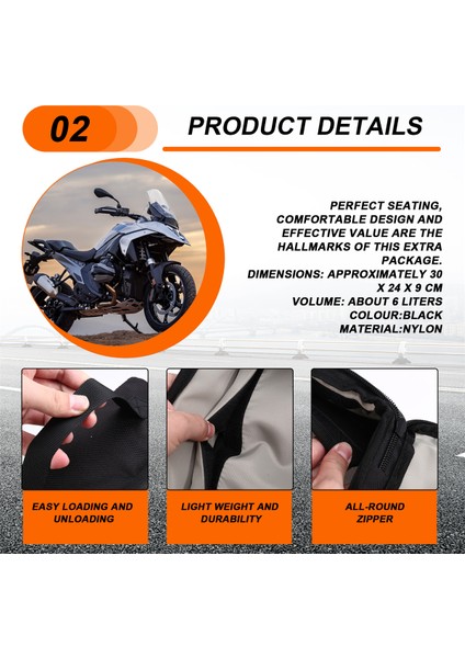 Motolet Vario Çanta Üst Kutu Çanta Çanta Kılıfı Üst Kasa Kapağı Bmw R1300GS R 1300GS R 1300 Gs 2023- Aksesuarları (Yurt Dışından) indirimleri