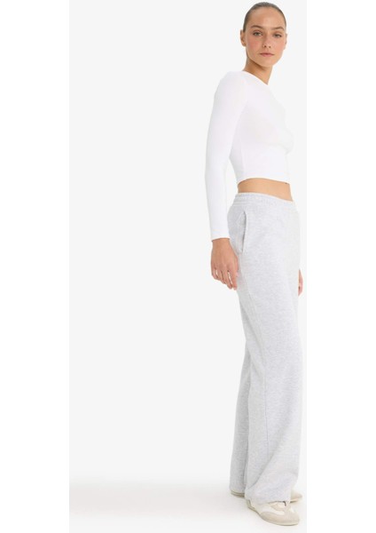 Straight Fit Basic Düz Cepli Yüksek Bel Eşofman Altı B8571AX25SP modelleri