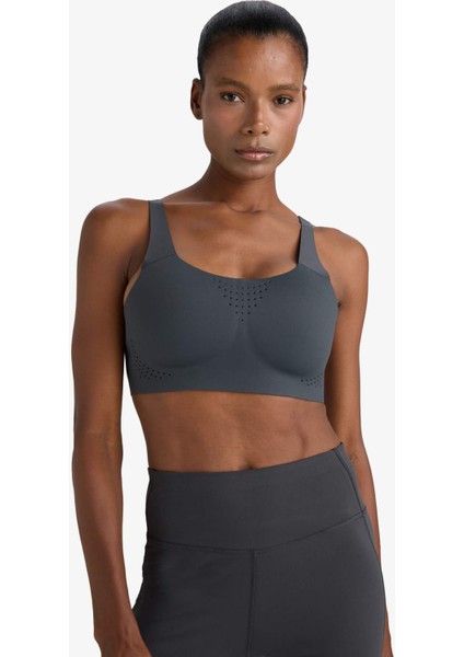 Fit Lazer Kesim Nefes Alabilen Kumaş Ayarlanabilir Askılı Sporcu Sütyeni F0032AX25AU