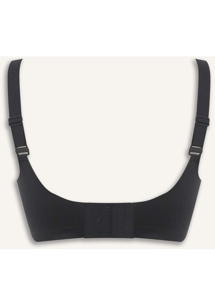 Fit Lazer Kesim Nefes Alabilen Kumaş Ayarlanabilir Askılı Sporcu Sütyeni F0032AX25AU
