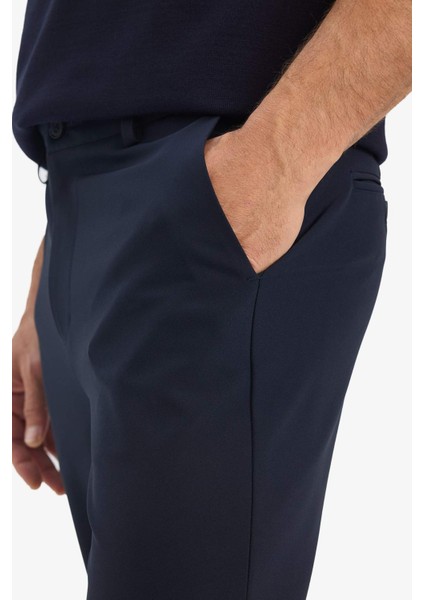Tailored Regular Fit Kısa Paça Esnek Kumaş Teknik Pantolon F1672AX25AU indirimleri