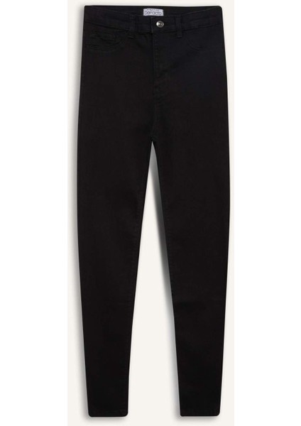 Yüksek Bel Bilek Boy Jean Pantolon B7498AX25AU