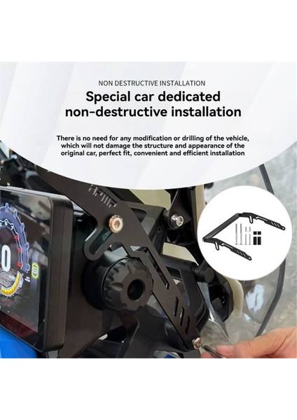 Zontes 368G 368-G Için Motolet Navigasyon Standı Tutucu Cep Telefonu Montaj Braketi (Yurt Dışından) modelleri