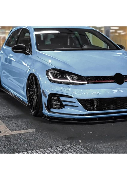 Araba Ön Tampon Spoyleri Ayırıcı Kapağı Yan Dudak Ayırıcı Döşeme Vw Golf 7.5 Golf 7.5 Gtı 2017-2019 Karbon Fiber (Yurt Dışından) indirimleri