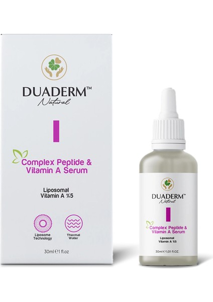 Onarıcı, Ton Eşitleyici Complex Peptide & Vitamin A Serum (Liposomal Vit A 5%) 30 ml fiyatları