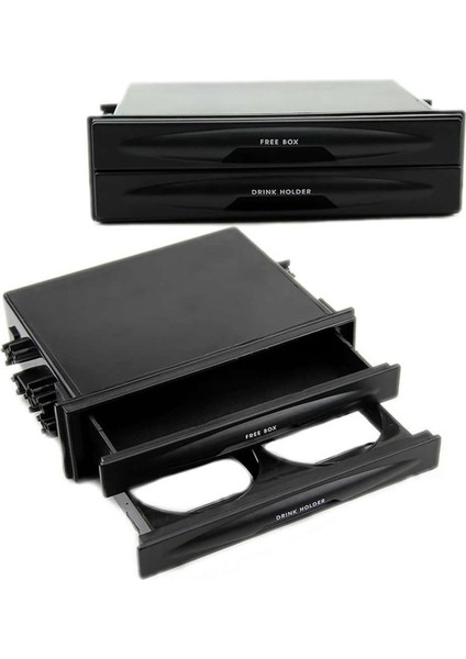 Evrensel Araba Içecek Tutucuları Tutucular Otomatik Araba Çift Din Radyo Cep Takımı Içecek Bardak Tutucu Saklama Kutusu Autoholder (Yurt Dışından) fiyatları