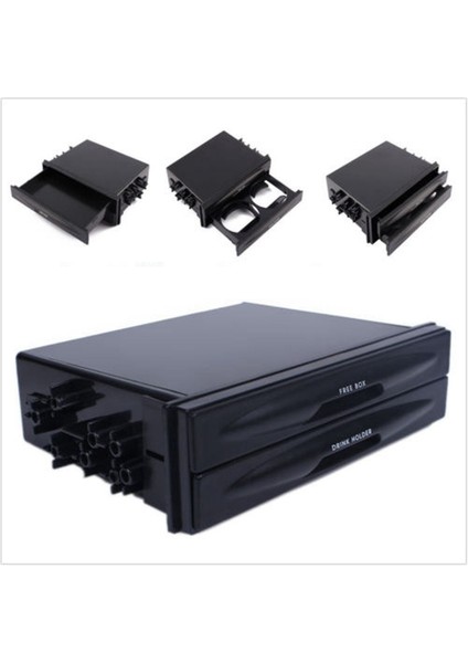 Evrensel Araba Içecek Tutucuları Tutucular Otomatik Araba Çift Din Radyo Cep Takımı Içecek Bardak Tutucu Saklama Kutusu Autoholder (Yurt Dışından) modelleri