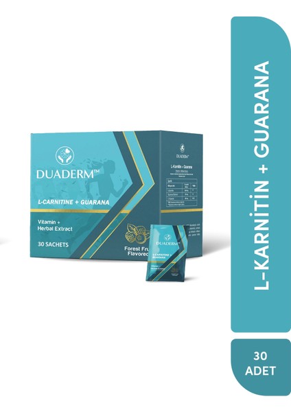 L-Karnitin + Guarana 30 Sachets