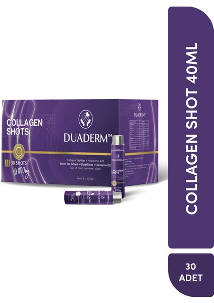 Duaderm Collagen Shots 40 ml x 30 Shots