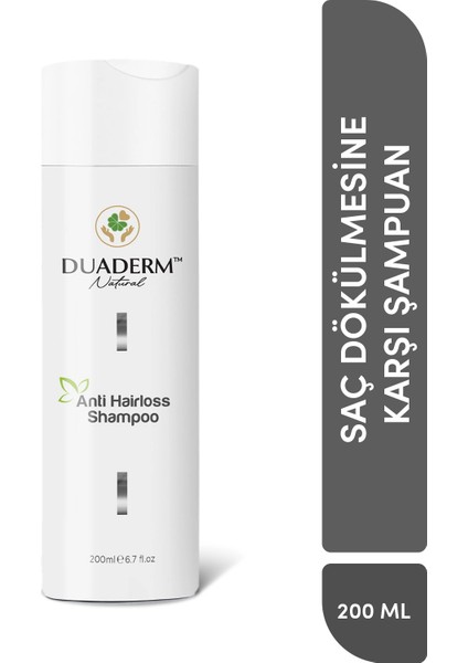 Saç Dökülmesine Karşı Şampuan (Biotin, Pantenol, Doğal Özler) 200 ml