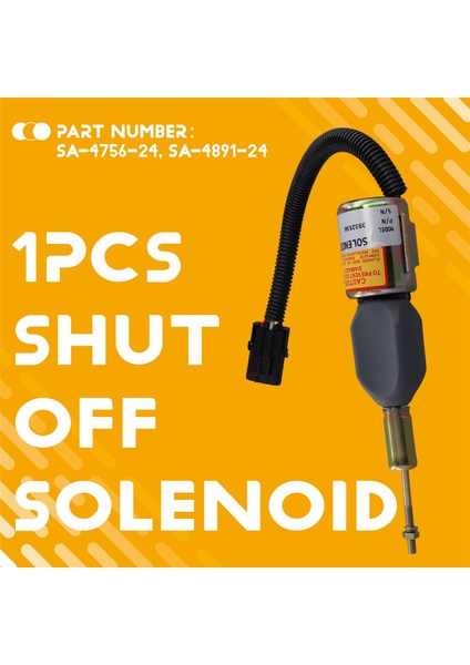 3932530 24V Dizel Motor Kapatma Solenoidi SA-4756-24 Cummins 4bt, 6bt5.9 Ekskavatör Için (Yurt Dışından) fırsatları