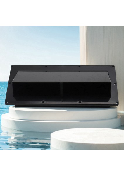 Rv Karavan Egzoz Fanı Düşük Gürültülü Römork Yan Hava Menfezi Rv Menfez Kapağı Havalandırma Kapağı Karavan Kampçı Aksesuarları Siyah (Yurt Dışından) fırsatları