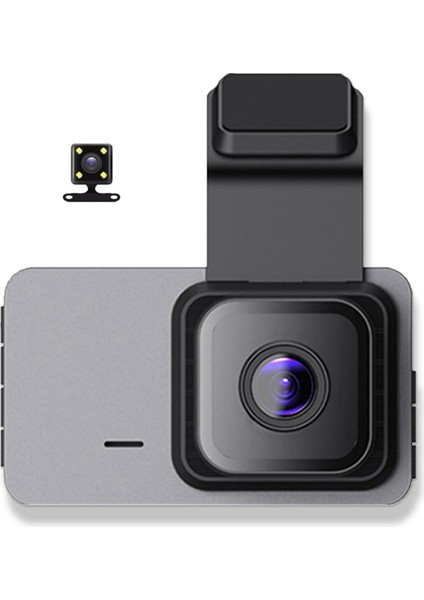 Araba Dashcam Dvr, Wıfı+Gps Video Kaydedici Kamera, Hd Çift Dashcam Ön ve Arka, 24 Saat Park Monitörü ve Kaydı (Yurt Dışından)