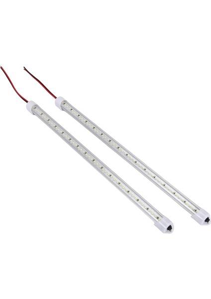 12V Iç Mekan LED Işık Çubuğu 48 LED Şerit Işık, Anahtar ve Mıknatıslar, 6500K Beyaz Işık, Abd Fişli Araba, Van, Karavan Için (Yurt Dışından)